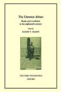The Darnton debate : books and revolution in the eighteenth century (Oxford University Studies in the Enlightenment)