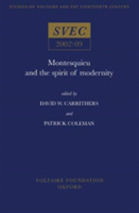 Montesquieu and the Spirit of Modernity (Oxford University Studies in the Enlightenment)