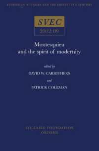 Montesquieu and the Spirit of Modernity (Oxford University Studies in the Enlightenment)