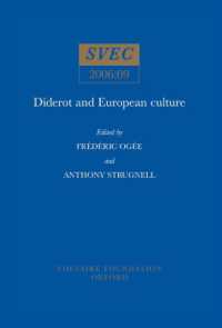 Diderot and European Culture (Oxford University Studies in the Enlightenment)