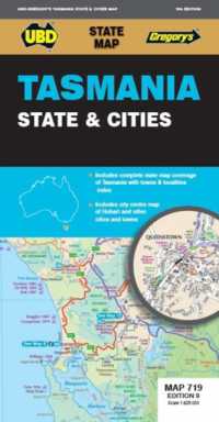 Tasmania State & Cities Map 719 9th ed (waterproof) (State Map) -- Sheet map, folded （Ninth Edit）