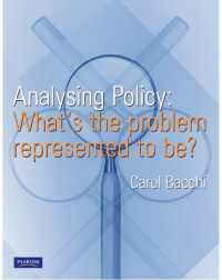 Analysing Policy : What's the Problem Represented to Be? -- Paperback