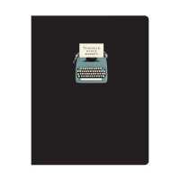 Vintage Typewriter Deluxe Spiral Notebook （NTB）