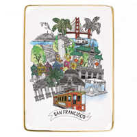 San Francisco Medium Porcelain Tray