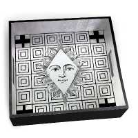 Christian Lacroix Poker Face Square Lacquer Tray （TOY）