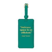 Andy Warhol Quotation Luggage Tag