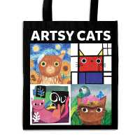 Artsy Cats Reusable Shopping Bag -- Other merchandise