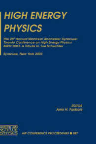 High Energy Physics : The 25th Annual Montreal-Rochester-Syracuse-Toronto Conference on High Energy Physics, Mrst 2003: a Tribute to Joe Schechter （2003）
