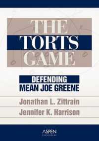 The Torts Game : Defending Mean Joe Greene