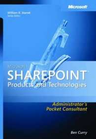 Microsoft Sharepoint Products and Technologies Administrator's Pocket Consultant