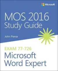 MOS 2016 Study Guide for Microsoft Word Expert (Mos Study Guide)