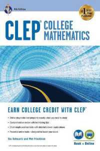 Clep(r) College Mathematics, 4th Ed., Book + Online (Clep Test Preparation) （4TH）