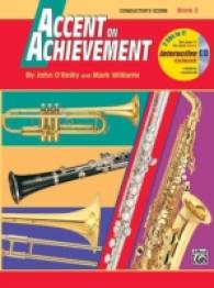 Accent on Achievement, Book 2 : Conductor's Score （SPI PAP/CD）