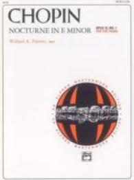 Nocturne in E Minor, Op. 72, No. 1 : Sheet (Alfred Masterwork)