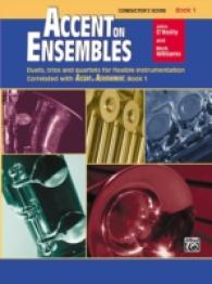Accent on Ensembles Conductor's Score (Accent on Achievement)