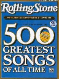 Selections from Rolling Stone Magazine's 500 Greatest Songs of All Time (Instrumental Solos), Vol 2 : Tenor Sax, Book & CD (Rolling Stone Magazine's 500 Greatest Songs of All Time)