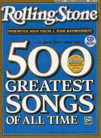 Selections from Rolling Stone Magazine's 500 Greatest Songs of All Time (Instrumental Solos), Vol 2 : Piano Acc., Book & CD (Rolling Stone Magazine's 500 Greatest Songs of All Time)