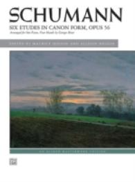 Six Etudes in Canon Form, Opus 56 : Arranged for One Piano, Four Hands (Alfred Masterwork Edition)