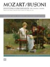 Duettino Concertante : Based on the Finale of Mozart's Piano Concerto in F Major, K. 459: for 2 Pianos, 4 Hands (Alfred Masterwork Edition)
