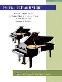 Essential Two-Piano Repertoire : 20 Late Intermediate to Early Advanced Selections in Their Original Form, Comb Bound Book (Alfred Masterwork Edition: Essential Keyboard Repertoire)