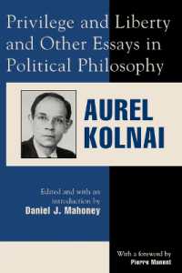 Privilege and Liberty and Other Essays in Political Philosophy (Applications of Political Theory)