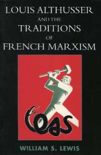 ルイ・アルチュセールとフランスのマルクス主義<br>Louis Althusser and the Traditions of French Marxism