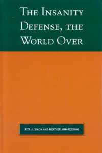 精神障害の抗弁<br>The Insanity Defense the World over (Global Perspectives on Social Issues)