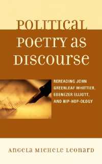 Political Poetry as Discourse : Rereading John Greenleaf Whittier, Ebenezer Elliott, and Hiphopology