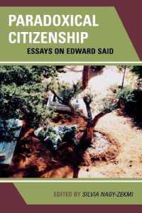 Paradoxical Citizenship : Essays on Edward Said