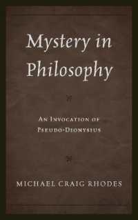 Mystery in Philosophy : An Invocation of Pseudo-Dionysius