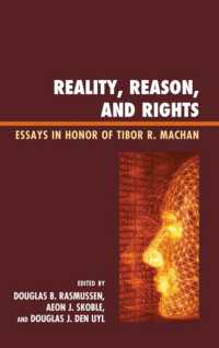 Reality, Reason, and Rights : Essays in Honor of Tibor R. Machan