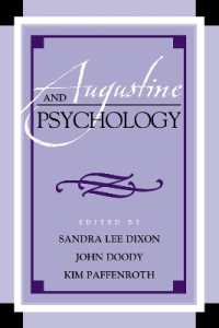 Augustine and Psychology (Augustine in Conversation: Tradition and Innovation)