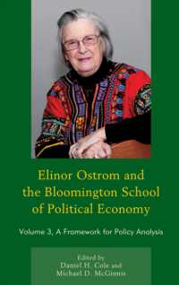 Ｅ．オストロムとブルーミントン学派の政治経済学　第３巻：政策分析の枠組<br>Elinor Ostrom and the Bloomington School of Political Economy : A Framework for Policy Analysis -- Hardback