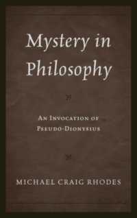 Mystery in Philosophy : An Invocation of Pseudo-Dionysius