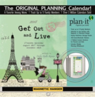 Get Out and Live 2018 Plan-it : 17 Month, Magnetic or Standard Hanger, Fold Down Storage Pocket, 2 Tabbed Contact Sections, Weekly Planning Whiteboard （WAL）