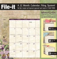 Botanical Gardens 2018 File-it : Filing System, Pocket for Each Month Tear It Off, File Away! （SPI WAL）