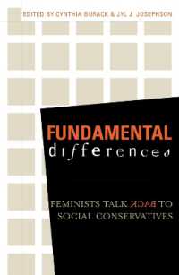 Fundamental Differences : Feminists Talk Back to Social Conservatives