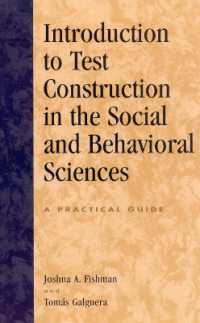 Introduction to Test Construction in the Social and Behavioral Sciences : A Practical Guide