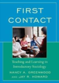 First Contact : Teaching and Learning in Introductory Sociology