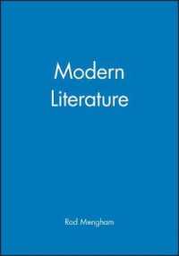 Modern Literature (Polity Cultural History of Literature Series)