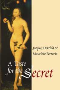 デリタ、フェッラーリス共著／秘めたるものへの趣味（英訳）<br>A Taste for the Secret