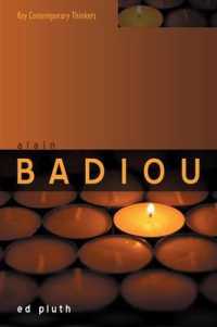 アラン・バディウ論<br>Badiou : A Philosophy of the New