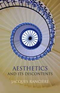 ジャック・ランシエール著／美学とその不満<br>Aesthetics and Its Discontents
