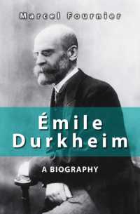 デュルケム伝（英訳）<br>Emile Durkheim