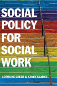 Social Policy for Social Work : Placing Social Work in Its Wider Context