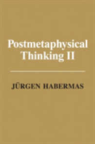 ハーバーマス著／ポスト形而上学的思考２（英訳）<br>Postmetaphysical Thinking II