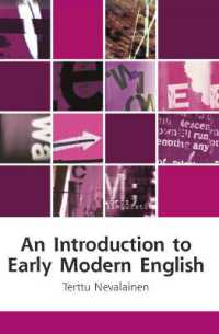 近代初期英語入門<br>An Introduction to Early Modern English (Edinburgh Textbooks on the English Language)