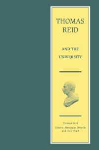 批評版トマス・リード著作集：大学論<br>Thomas Reid and the University (The Edinburgh Edition of Thomas Reid)