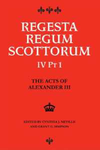 The Acts of Alexander III King of Scots 1249 -1286 : Regesta Regum Scottorum Vol 4 Part 1 (Regesta Regum Scottorum)