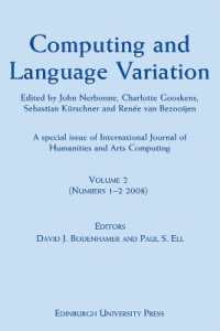 Computing and Language Variation : International Journal of Humanities and Arts Computing Volume 2